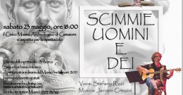 Spettacolo di teatro e scienza  "Scimmie, Uomini e Dei"