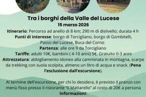 Archeoescursione "Tra i borghi della Valle del Lucese"
